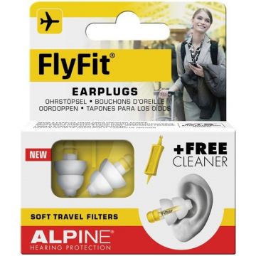 ALPINE FLYFIT EARPLUGS OORDOPJES DOOSJE 2 STUKS