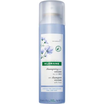 KLORANE ORGANIC FLAX (KLORANE) ORGANIC FLAX VOLUME DRY SHAMPOO DROOGSHAMPOO SPUITBUS 150 ML