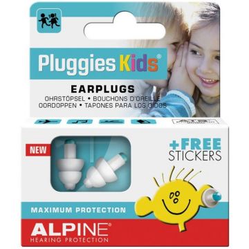 ALPINE PLUGGIES KIDS EARPLUGS OORDOPJES DOOSJE 2 STUKS