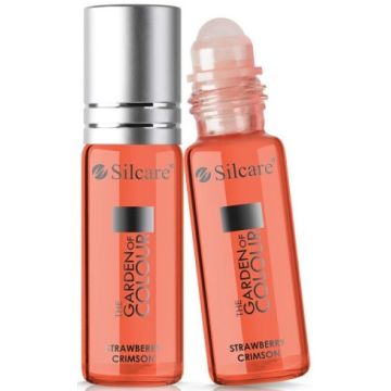 SILCARE THE GARDEN OF COLOUR (SILCARE) THE GARDEN OF COLOUR STRAWBERRY CRIMSON NAIL CUTICLE OIL NAGELOLIE ROLLER 11 ML