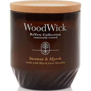 WOODWICK RENEW COLLECTION INCENSE & MYRRH GEURKAARS 184 GRAM