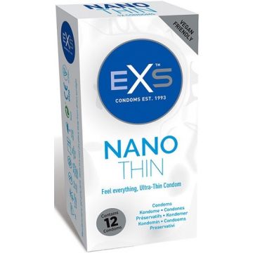 EXS NANO THIN CONDOMS CONDOOMS DOOSJE 12 STUKS