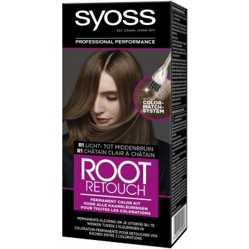 SYOSS ROOT RETOUCH R1 LICHT- TOT MIDDENBRUIN UITGROEISET PAK 1 STUK