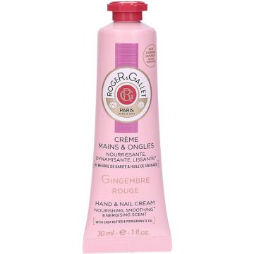 ROGER &amp; GALLET GINGEMBRE ROUGE (ROGER &amp; GALLET) GINGEMBRE ROUGE HAND &amp; NAIL CREAM HANDCREME TUBE 30 ML