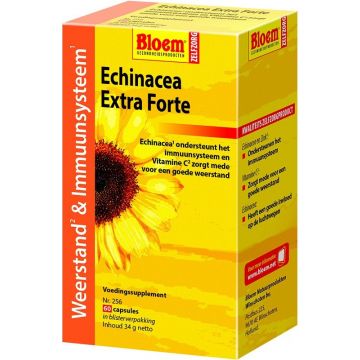 BLOEM ECHINACEA EXTRA FORTE WEERSTAND & IMMUUNSYSTEEM CAPSULES DOOSJE 60 STUKS