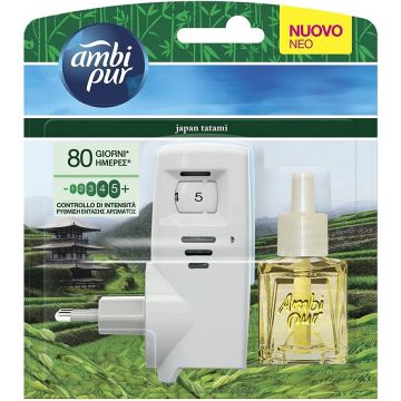 AMBI PUR ELECTRIC JAPAN TATAMI HOUDER + NAVULLING LUCHTVERFRISSER 3 X 20 ML