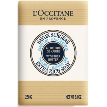 L'OCCITANE SHEA MILK EXTRA RICH SOAP ZEEPBLOK 250 GRAM
