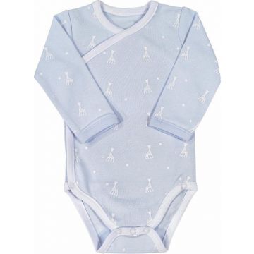 SOPHIE DE GIRAF BLAUW 1M-54CM OVERSLAG ROMPER 1 STUK