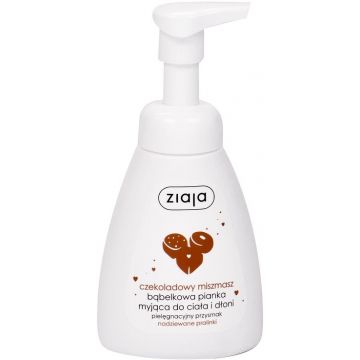 ZIAJA CHOCOLATE MIX (ZIAJA) CHOCOLATE MIX HANDS &amp; BODY FOAM WASH REINIGINGSSCHUIM POMP 250 ML