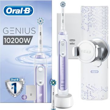 ORAL-B GENIUS (ORAL-B) GENIUS 10200W ORCHID PURPLE ELEKTRISCHE TANDENBORSTEL DOOS 1 STUK