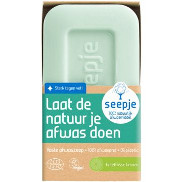 SEEPJE TINTELFRISSE LIMOEN GEUR VASTE AFWASZEEP DOOSJE 120 GRAM