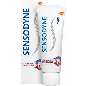 SENSODYNE GEVOELIGHEID & TANDVLEES (SENSODYNE) GEVOELIGHEID & TANDVLEES TANDPASTA TUBE 75 ML