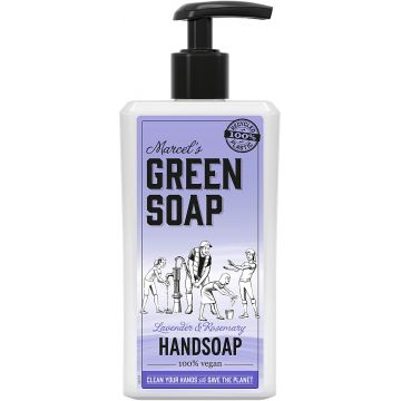 MARCEL'S GREEN SOAP LAVENDER & ROSEMARY HANDSOAP VLOEIBARE HANDZEEP (REFILLABLE) 500 ML