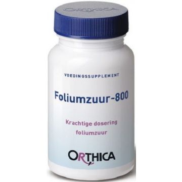 ORTHICA VOEDINGSSUPPLEMENT FOLIUMZUUR-800 TABLETTEN POT 120 STUKS