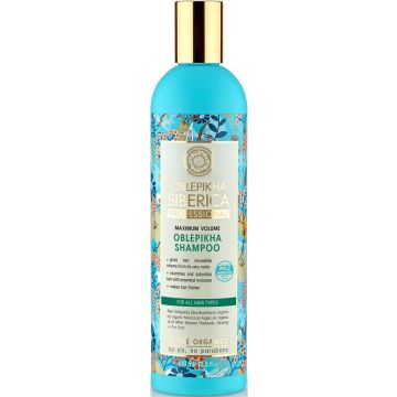 NATURA SIBERICA PROFESSIONAL OBLEPIKHA (SIBERICA) OBLEPIKHA MAXIMUM VOLUME ALL HAIR TYPES SHAMPOO FLACON 400 ML