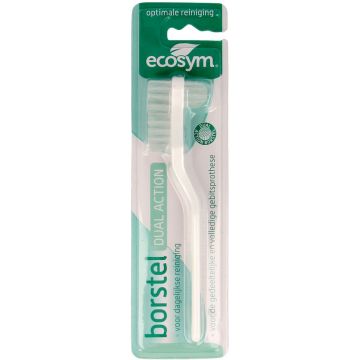 ECOSYM BORSTEL DUAL ACTION VOOR DAGELIJKSE REINIGING 1 STUK