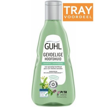 GUHL GEVOELIGE HOOFDHUID SHAMPOO 4 X 250 ML