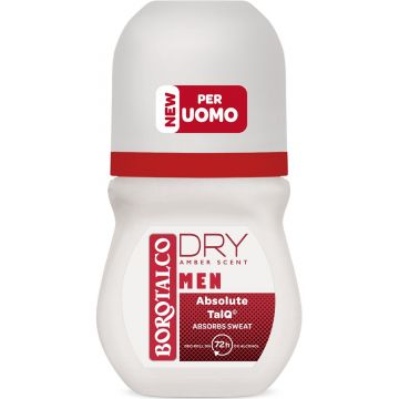 BOROTALCO AMBER SCENT MEN DRY DEODORANT ROLLER 50 ML