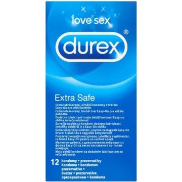 DUREX EXTRA SAFE (DUREX) EXTRA SAFE CONDOOMS DOOSJE 12 STUKS