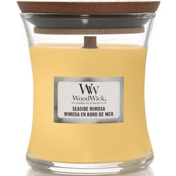 WOODWICK SEASIDE MIMOSA GEURKAARS POT 275 GRAM