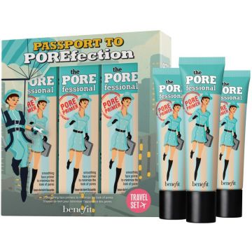 BENEFIT PASSPORT TO POREFECTION TRAVEL SET 3 X 22 ML