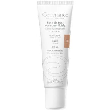 AVENE COUVRANCE (AVENE) COUVRANCE FLUID FOUNDATION CORRECTOR 3.0 SAND FOUNDATION TUBE 30 ML