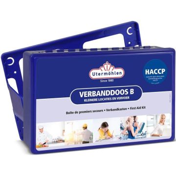 UTERMOHLEN VERBANDDOOS B HACCP KLEINERE LOCATIES EN VERVOER KOFFER 1 STUK