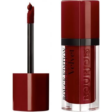 BOURJOIS ROUGE EDITION VELVET (BOURJOIS) ROUGE EDITION VELVET 19 JOLIE DE VIN LIPPENSTIFT POTJE 7,7 ML