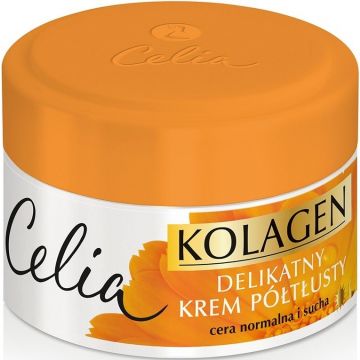 CELIA KOLAGEN GENTLE HALF-CREAM CALENDULA GEZICHTSCREME POT 50 ML