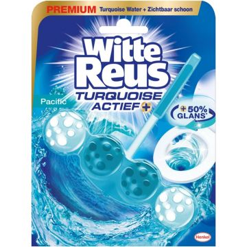WITTE REUS TURQUOISE ACTIEF PACIFIC TOILETBLOK 50 GRAM