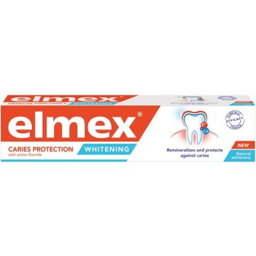 ELMEX CARIES PROTECTION WHITENING (ELMEX) WHITENING TANDPASTA TUBE 75 ML
