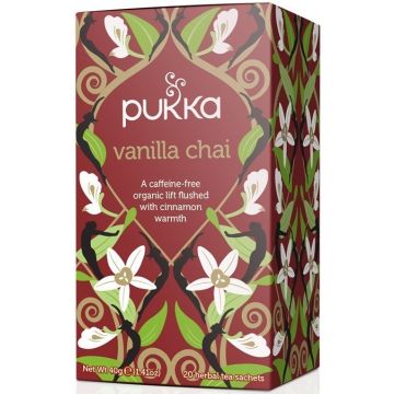 PUKKA VANILLA CHAI CINNAMON WARMTH THEE DOOSJE 20 ZAKJES