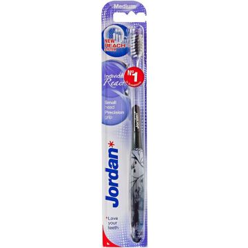 JORDAN INDIVIDUAL REACH (JORDAN) INDIVIDUAL REACH MEDIUM TANDENBORSTEL PAK 1 STUK