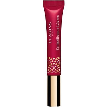 CLARINS NATURAL LIP PERFECTOR (CLARINS) NATURAL LIP PERFECTOR 18 INTENSE GARNET LIPGLOSS TUBE 12 ML