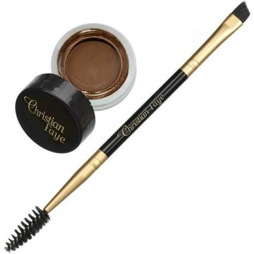 CHRISTIAN FAYE DARK BROWN POMADE EYEBROW DIP 1 STUK