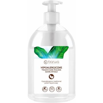 BARWA HYPOALLERGENIC TRADITIONAL LIQUID SOAP VLOEIBARE ZEEP POMP 500 ML