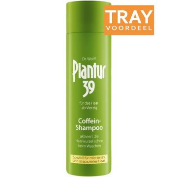 PLANTUR 39 SHAMPOO MET FYTO-CAFEINE SPECIAAL VOOR GEKLEURD EN BESCHADIGD HAAR TRAY 6 X 250 ML
