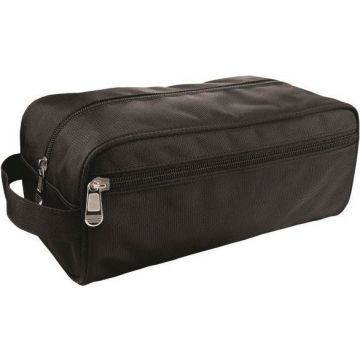 INTERVION BLACK MEN'S TOILETBAG 1 STUK