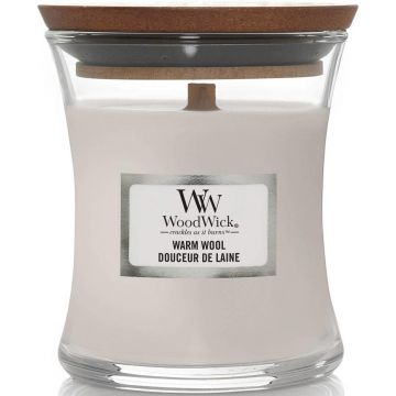 WOODWICK WARM WOOL GEURKAARS POT 85 GRAM