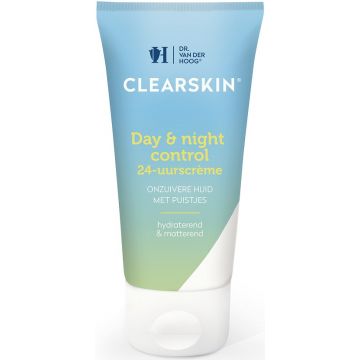 DR. VAN DER HOOG CLEAR SKIN (DR. VAN DER HOOG) CLEAR SKIN DAY & NIGHT CONTROL 24-UURSCREME TUBE 50 ML