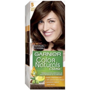 GARNIER COLOR NATURALS CREME 5 LIGHT BROWN HAARVERF PAK 1 STUK