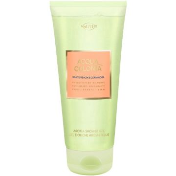 4711 ACQUA COLONIA WHITE PEACH & CORIANDER SHOWER GEL DOUCHEGEL TUBE 200 ML
