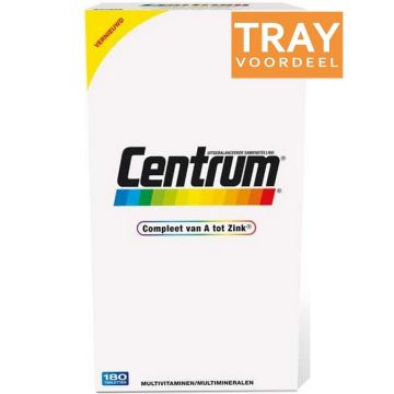 CENTRUM COMPLEET VAN A TOT ZINK TABLETTEN TRAY 24 X 180 STUKS