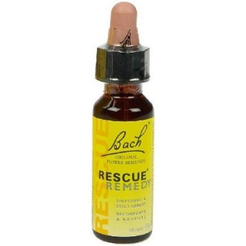 BACH RESCUE REMEDY ONTSPANT & STELT GERUST DRUPPELS FLACON 10 ML