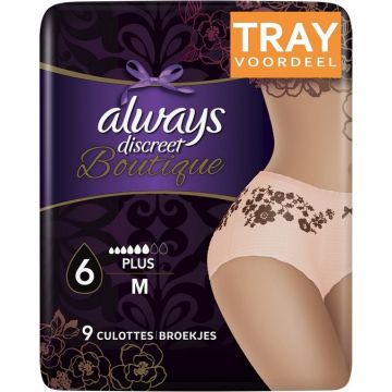 ALWAYS DISCREET BOUTIQUE PLUS M BROEKJES 2 X 9 STUKS