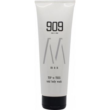 909 TOP TO TOES MAN BODY WASH DOUCHEGEL TUBE 250 ML