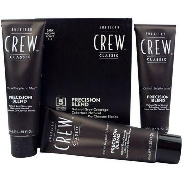 AMERICAN CREW PRECISION BLEND NATURAL GREY COVERAGE DARK SET 1 STUK