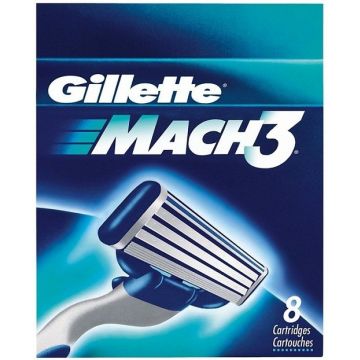 GILLETTE MACH 3 MACH 3 (GILLETTE) SCHEERMESJES PAK 8 STUKS