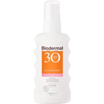 BIODERMAL ZONNESPRAY GEVOELIGE HUID SPF 30 HOOG SPRAY 175 ML