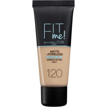 MAYBELLINE FIT ME MATTE + PORELESS (MAYBELLINE) FIT ME MATTE + PORELESS 120 CLASSIC IVORY FOUNDATION 30 ML
